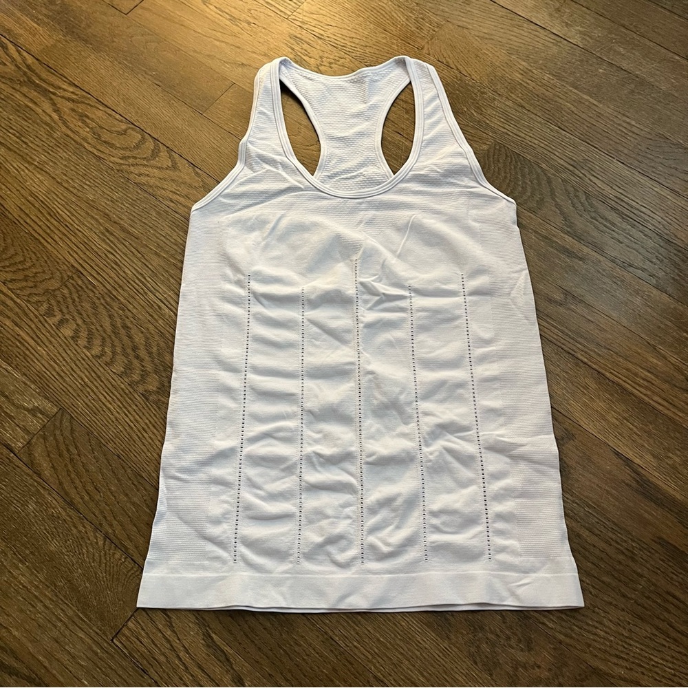 Fabletics workout tank light blue size small